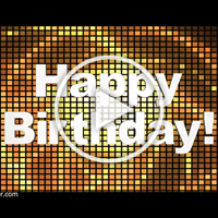 Happy Birthday Song Animated Tile Lights